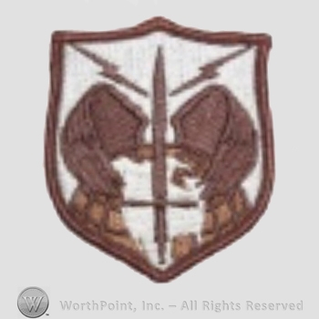 US Army Shoulder Sleeve Insignia: USAE North American Aerospace defense Command.