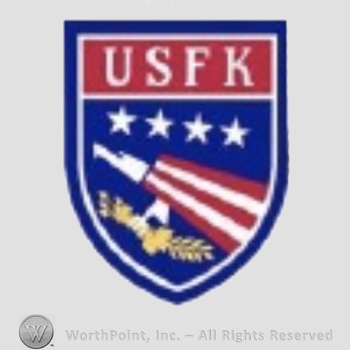 US Army Shoulder Sleeve Insignia: USAE United States Forces Korea.