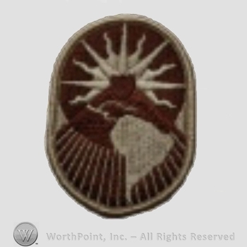 US Army Shoulder Sleeve Insignia: USAE United States Southern Command.