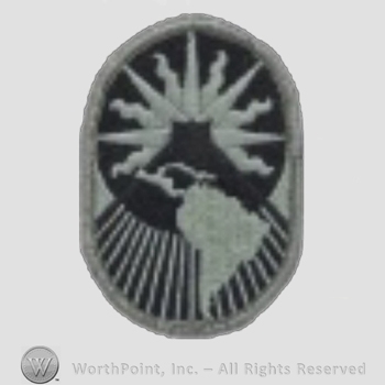US Army Shoulder Sleeve Insignia: USAE United States Southern Command.