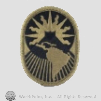 US Army Shoulder Sleeve Insignia: USAE United States Southern Command.
