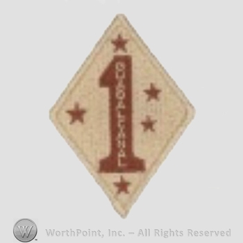 US Army Shoulder Sleeve Insignia: First Marine Division.