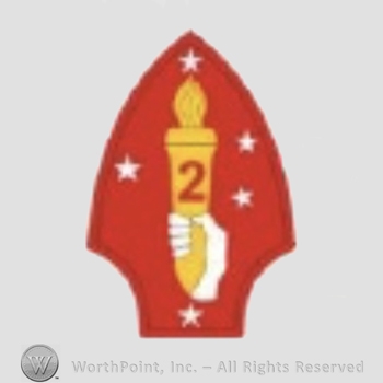US Army Shoulder Sleeve Insignia: Second Marine Division.