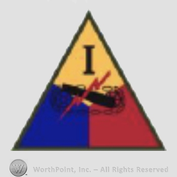 US Army Shoulder Sleeve Insignia: 1st Armored Corps.