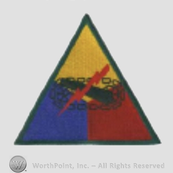 US Army Shoulder Sleeve Insignia: Armored Forces.