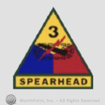 US Army Shoulder Sleeve Insignia: 3rd Armored Division.