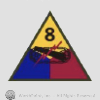 US Army Shoulder Sleeve Insignia: 8th Armored Division.