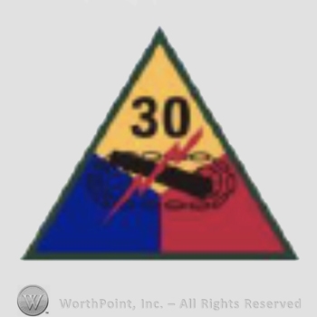 US Army Shoulder Sleeve Insignia: 30th Armored Division.