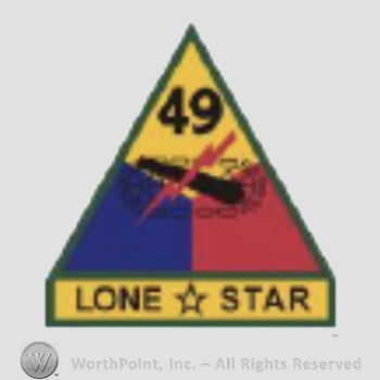 US Army Shoulder Sleeve Insignia: 49th Armored Division.