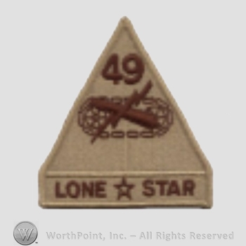 US Army Shoulder Sleeve Insignia: 49th Armored Division.