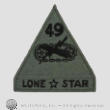 US Army Shoulder Sleeve Insignia: 49th Armored Division.