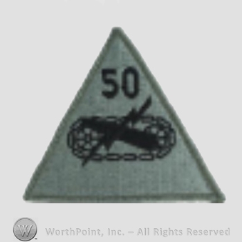 US Army Shoulder Sleeve Insignia: 50th Armored Division.