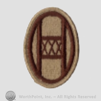 US Army Shoulder Sleeve Insignia: 30th Armored Division.