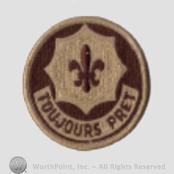 US Army Shoulder Sleeve Insignia: 2nd Armored Cavalry Regiment.