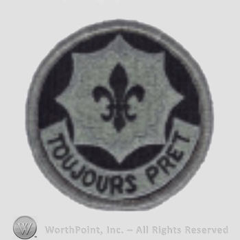 US Army Shoulder Sleeve Insignia: 2nd Armored Cavalry Regiment.