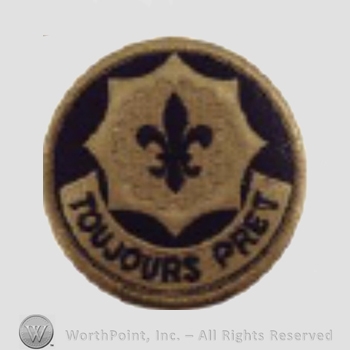 US Army Shoulder Sleeve Insignia: 2nd Armored Cavalry Regiment.