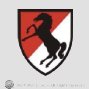 US Army Shoulder Sleeve Insignia: 11st Armored Cavalry Regiment.