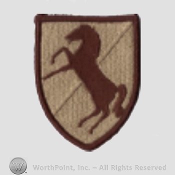 US Army Shoulder Sleeve Insignia: 11st Armored Cavalry Regiment.