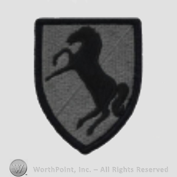 US Army Shoulder Sleeve Insignia: 11st Armored Cavalry Regiment.
