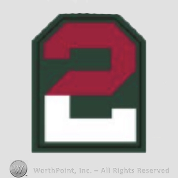 US Army Shoulder Sleeve Insignia: 2nd Army.