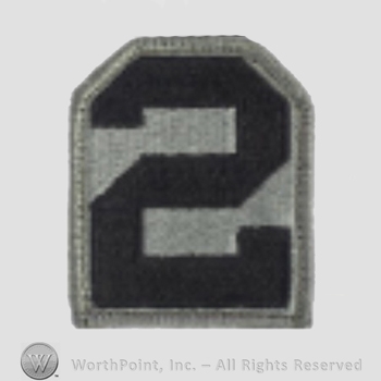 US Army Shoulder Sleeve Insignia: 2nd Army.