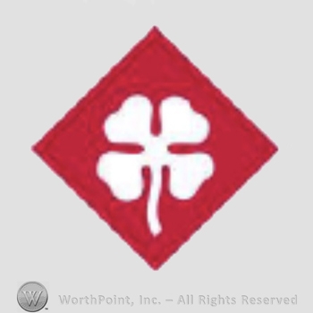 US Army Shoulder Sleeve Insignia: 4th Army.