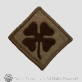 US Army Shoulder Sleeve Insignia: 4th Army.