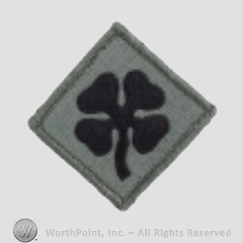 US Army Shoulder Sleeve Insignia: 4th Army.