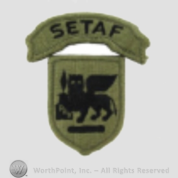 US Army Shoulder Sleeve Insignia: Africa/Southern European Task Force.