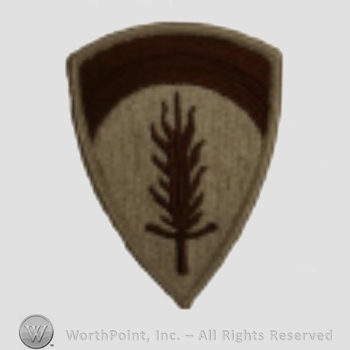 US Army Shoulder Sleeve Insignia: US Army Europe (USAREUR).