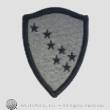 US Army Shoulder Sleeve Insignia: Alaska Army National Guard Element, Joint Force Headquarters.