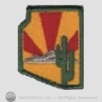 US Army Shoulder Sleeve Insignia: Arizona National Guard.