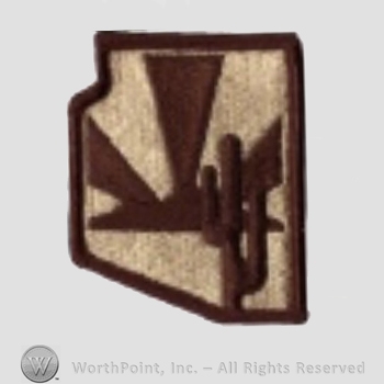 US Army Shoulder Sleeve Insignia: Arizona National Guard.