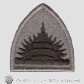 US Army Shoulder Sleeve Insignia: District of Columbia Army National Guard Element, Joint Force Headquarters.