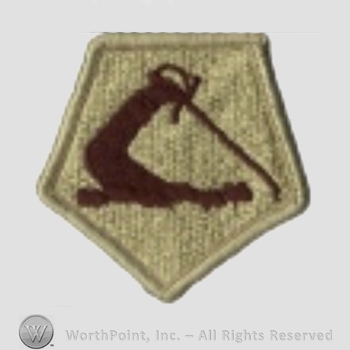 US Army Shoulder Sleeve Insignia: Massachusetts Army National Guard Element, Joint Force Headquarters.