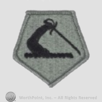 US Army Shoulder Sleeve Insignia: Massachusetts Army National Guard Element, Joint Force Headquarters.