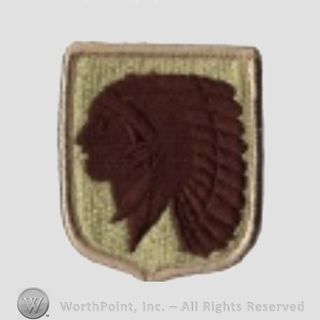 US Army Shoulder Sleeve Insignia: Oklahoma Army National Guard Element, Joint Force Headquarters.