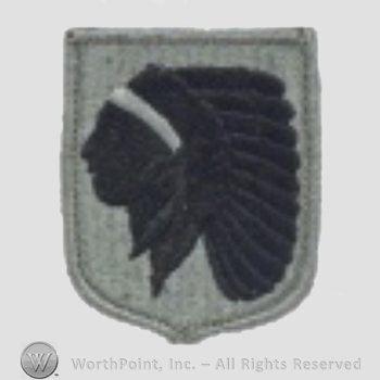 US Army Shoulder Sleeve Insignia: Oklahoma Army National Guard Element, Joint Force Headquarters.