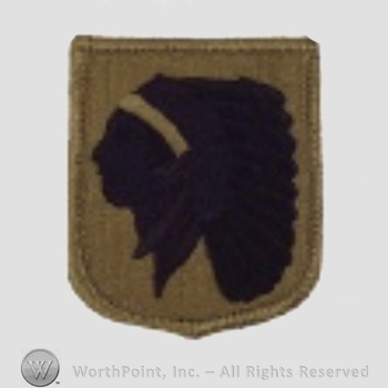 US Army Shoulder Sleeve Insignia: Oklahoma Army National Guard Element, Joint Force Headquarters.