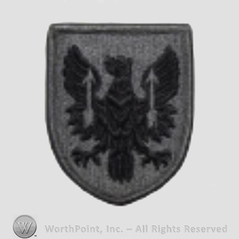 US Army Shoulder Sleeve Insignia: 11st Aviation Command.