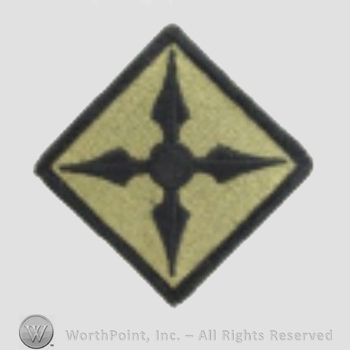 US Army Shoulder Sleeve Insignia: 77th Aviation Brigade.