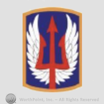 US Army Shoulder Sleeve Insignia: 185th Aviation  Brigade.