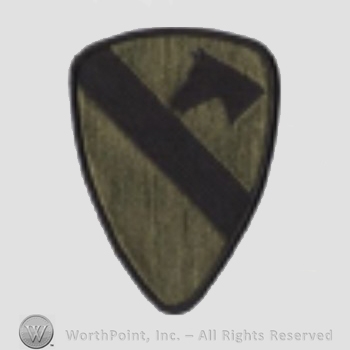 US Army Shoulder Sleeve Insignia: 1st Cavalry Division.