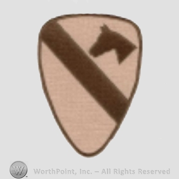 US Army Shoulder Sleeve Insignia: 1st Cavalry Division.