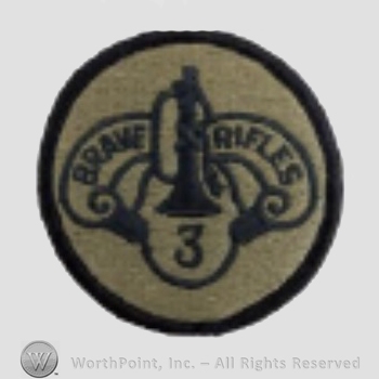 US Army Shoulder Sleeve Insignia: 3rd Cavalry Regiment.