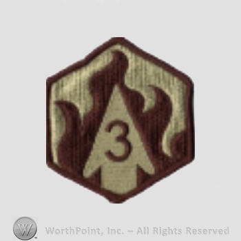 US Army Shoulder Sleeve Insignia: 3rd Chemical Brigade.