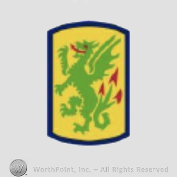 US Army Shoulder Sleeve Insignia: 415th Chemical Brigade.