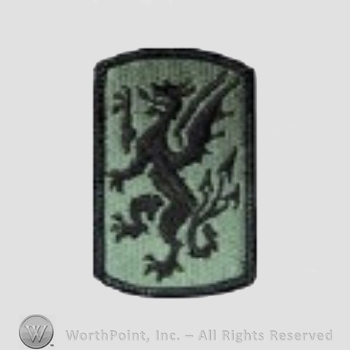 US Army Shoulder Sleeve Insignia: 415th Chemical Brigade.
