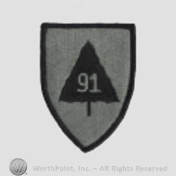 US Army Shoulder Sleeve Insignia: 91st Training Division.