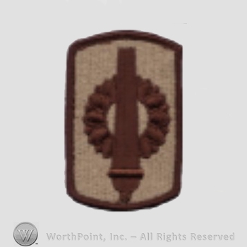 US Army Shoulder Sleeve Insignia: 130th Field Artillery Brigade.